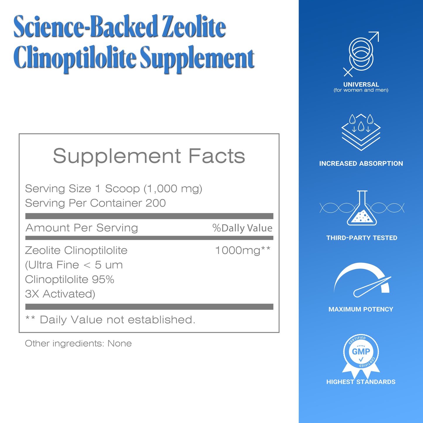 
                  
                    Zeolite Detox Sorbolit Powder - 200 Days Supply
                  
                
